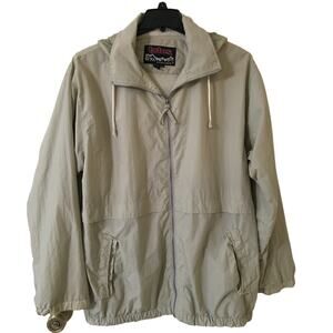 Totes Explorer Medium Windbreaker Rain Jacket With Roll Up Hood, Vented